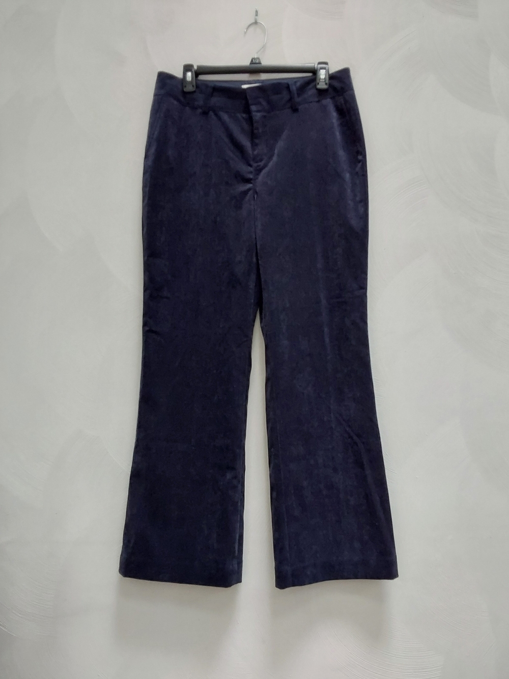 Vintage Coldwater Creek Navy Sueded Wide-Leg Pants P10